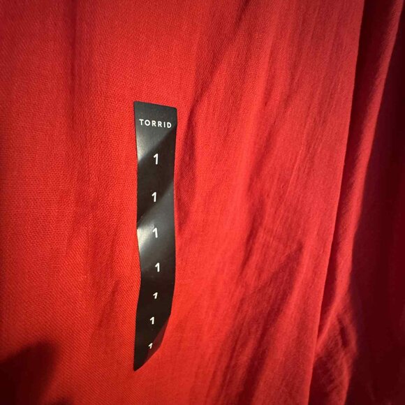 Belle Isle by Torrid Plus Size Cotton Popover Tunic - Picture 4 of 8